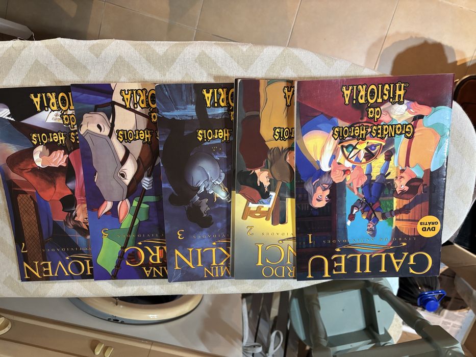 Grandes heróis da história + DVD’s