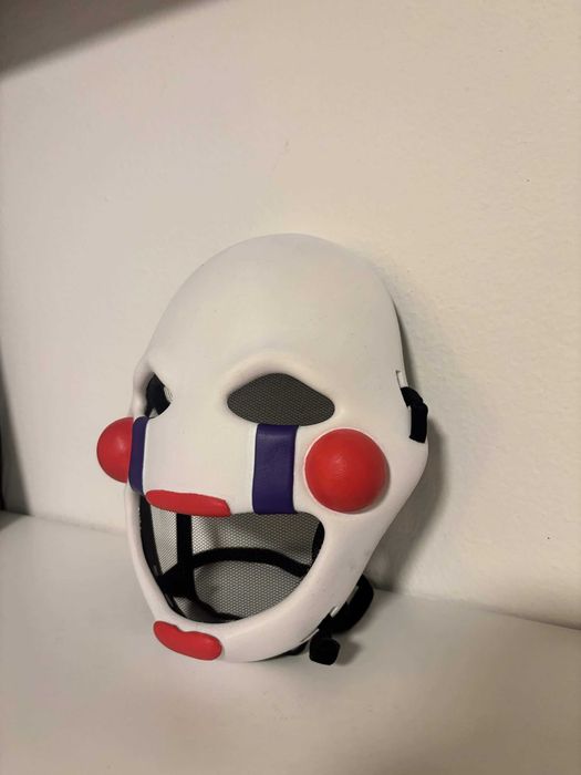 Máscara Puppet FNAF Pintada à Mão | Cosplay Five Nights at Freddy's