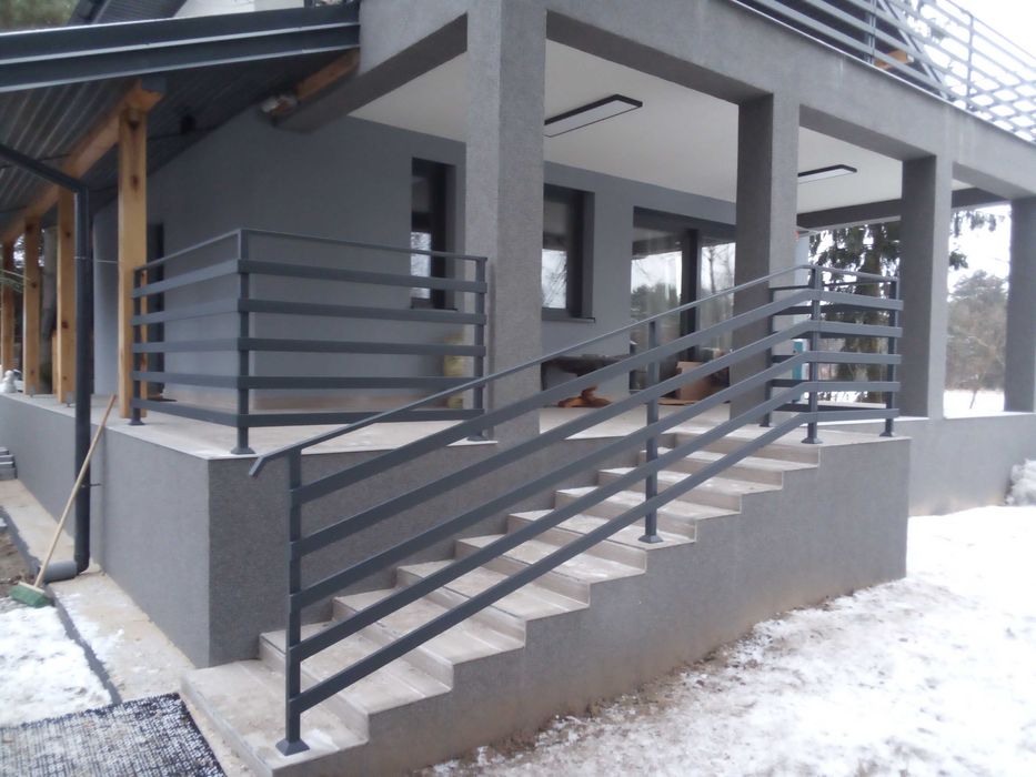 Nowoczesne Barierki balustrady balkony francuskie-MONTAŻ