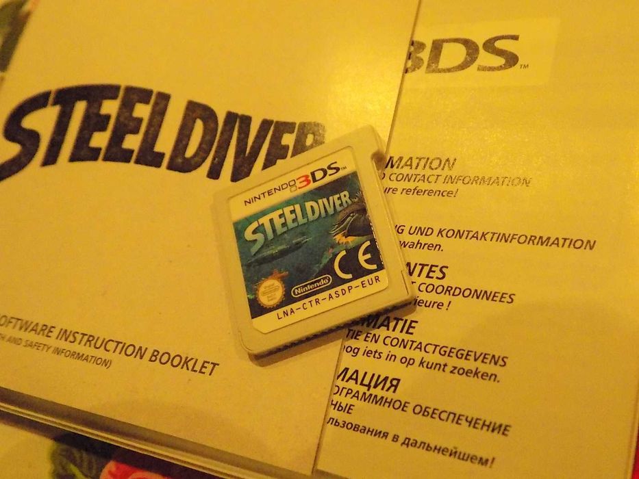 Steel Diver 3D z pudełkiem na Nintendo 3DS/3DS XL, New 3DS, New 2DS XL