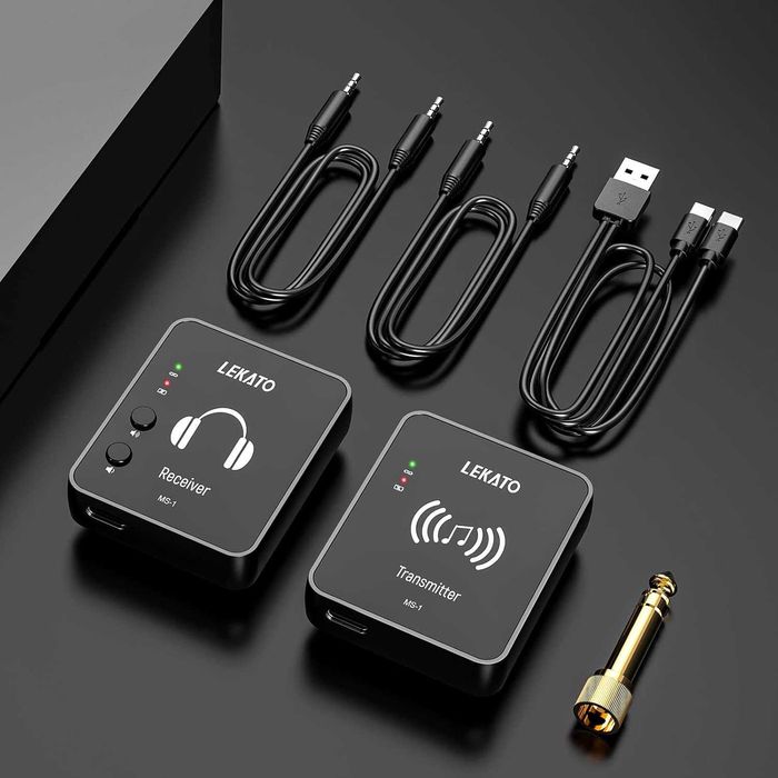 LEKATO MS-1 bezprzewodowy system monitorowania, transmisji gitara