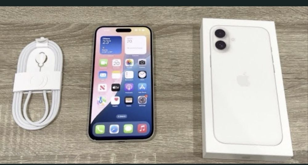 Apple iPhone 16 Plus 256GB Branco NOVO c/caixa, fatura e garantia