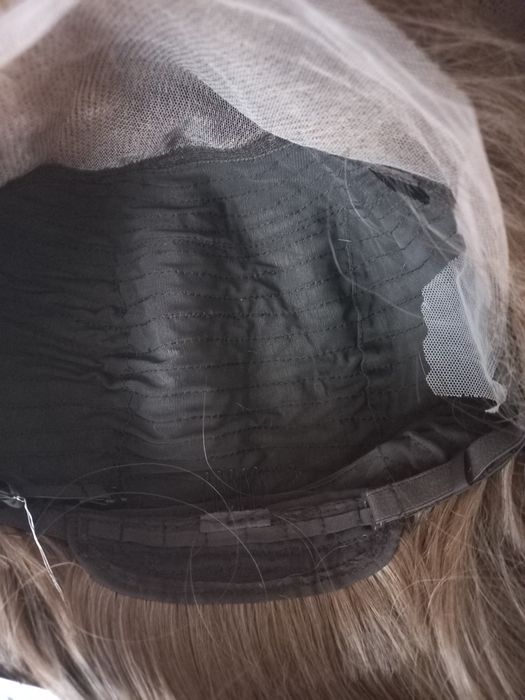 Перука з тонкого волокна біоперука з імітацією голови.