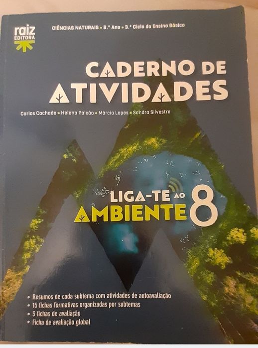 Caderno de atividades NOVO - 8° ANO - LIGA-TE AO AMBIENTE