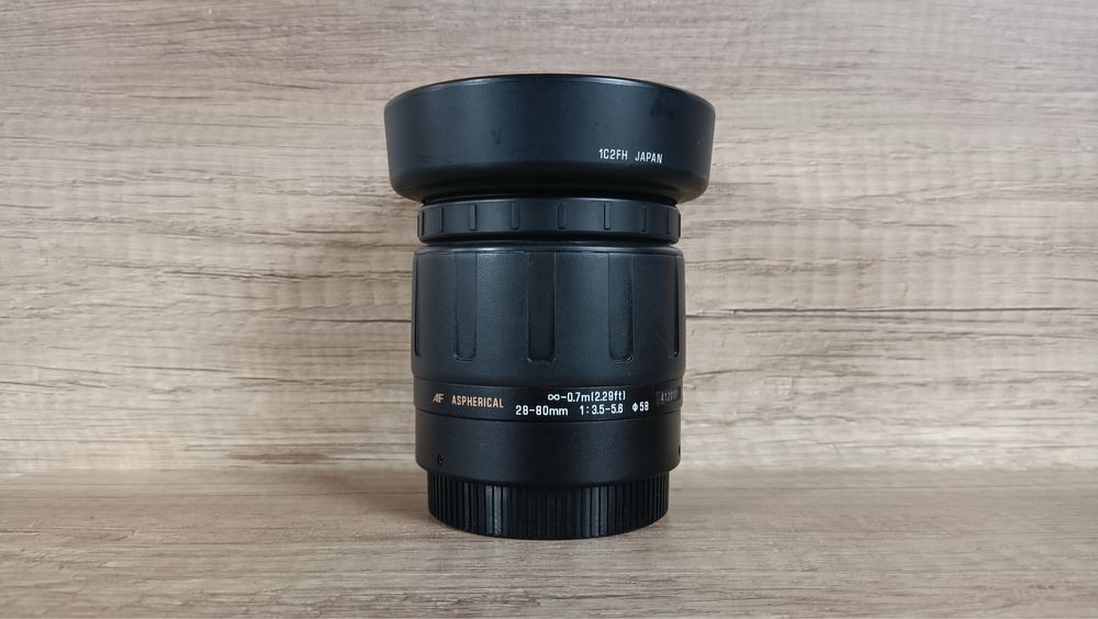Tamron Aspherical 28-80mm f3.5-5.6 авто фокусний обʼєктив Canon