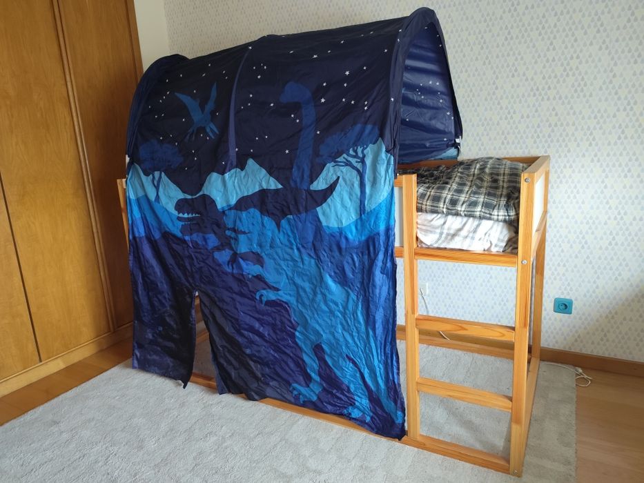 Cama criança ikea + dossel