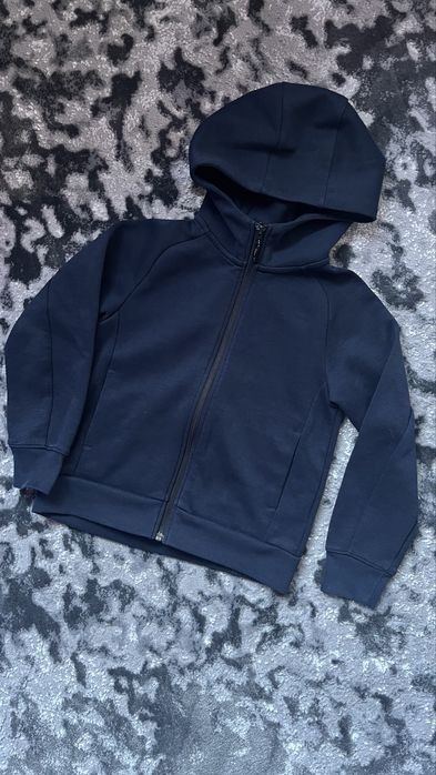 Стильна демісезонна кофта на замку на хлопчика 7-8 років