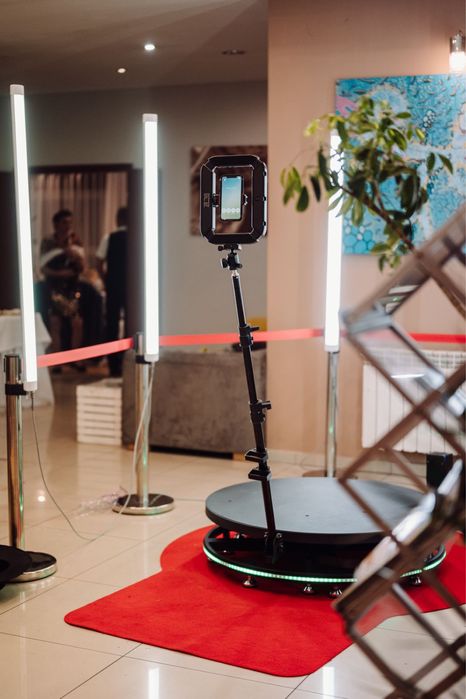 Fotobudka 360 Ciężki dym fontanny iskier miny dymne ATRAKCJE WESELNE