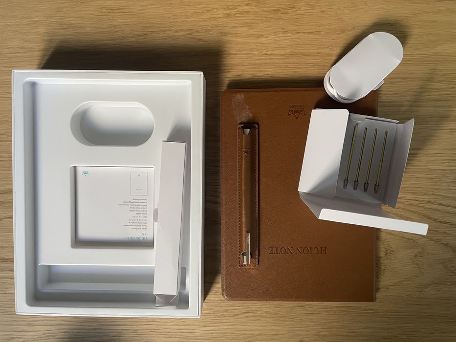Tablet graficzny notes elektroniczny Huion Note X 10 brązowy