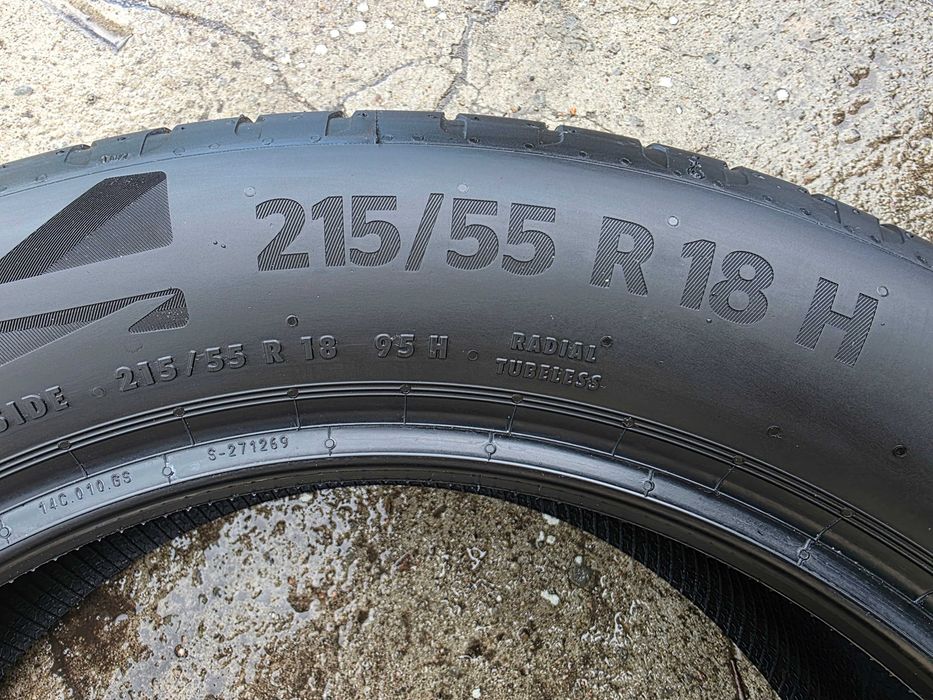 Opony letnie klasy premium CONTINENTAL 215/55/18 NOWE DEMO 2026 r.