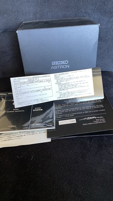 Zegarek męski Seiko Astron Solar SSE001J1