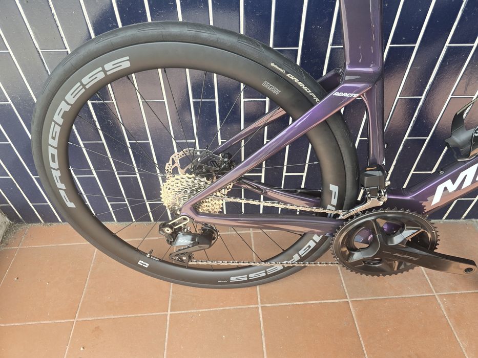 Merida reacto nova rodas de carbono