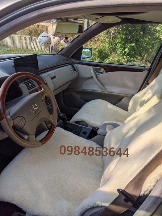 Теплі накидки для авто (60см ширина) / Чохли на сидіння овчина хутро