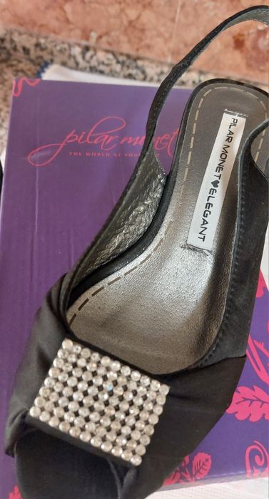 Sandalia para cerimónia,  N°35, usada 1 vez!