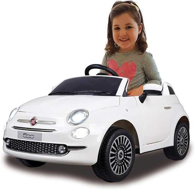 Auto dla dzieci Fiat 500 12V-2 silniki napędowe akumulator,  LED