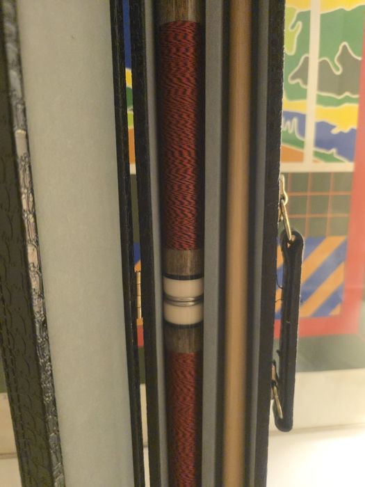 Taco de snooker com mala em pele