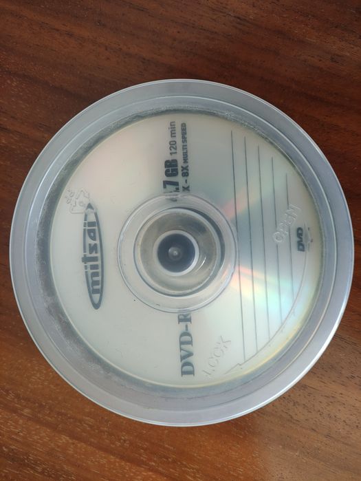 Mitsai DVD-R 4.7GB 120 min. - Novos