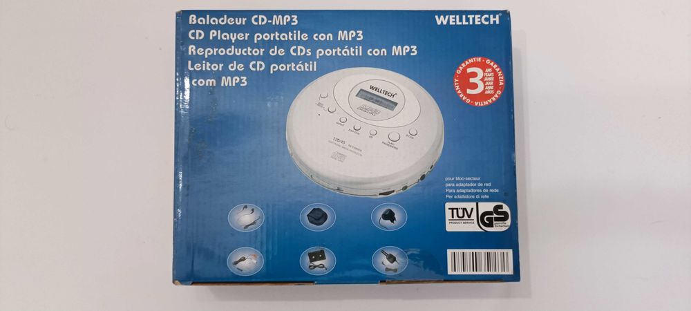Welltech Portable Disc Player.64862441235970127