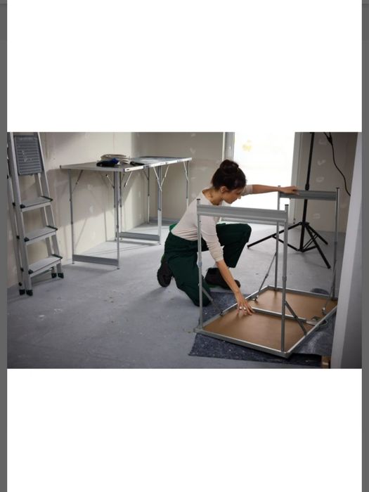 Conjunto de 3 mesas multifuncional parkside