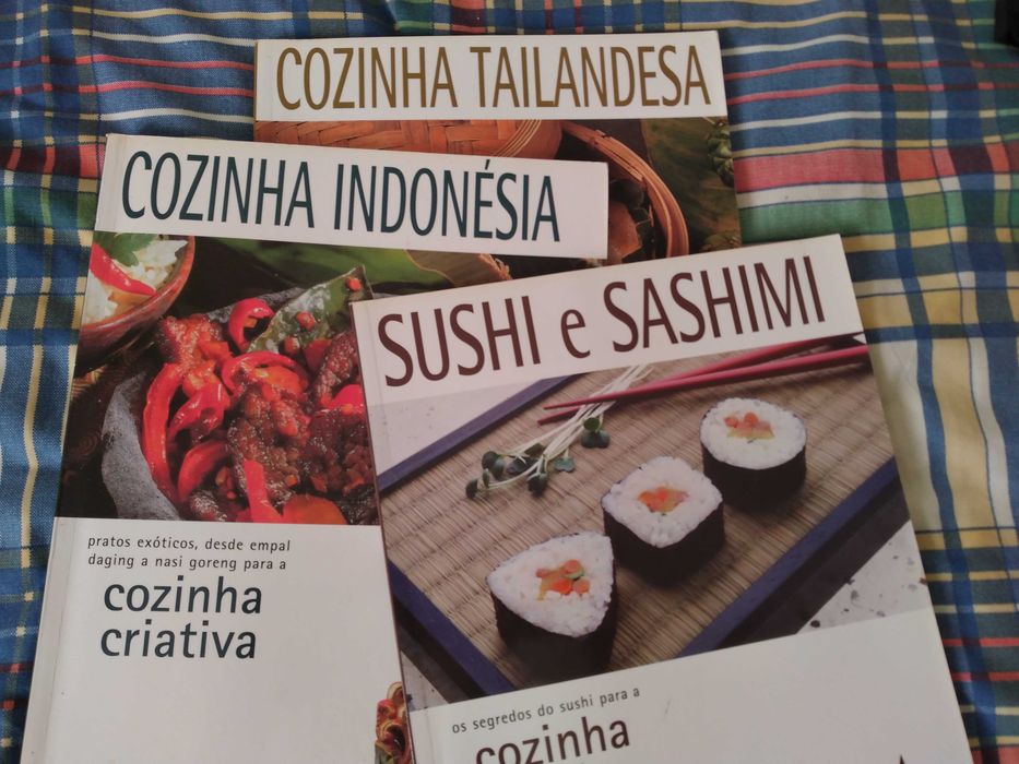 Livros de Receitas e cozinha internacional