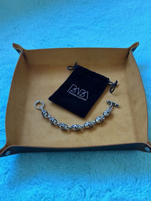 Bransoleta męska Bastille Baobab Skull r. 21