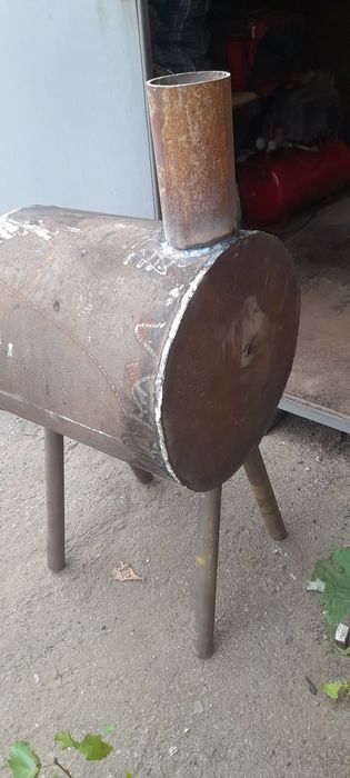 буржуйка для гаража и помещений