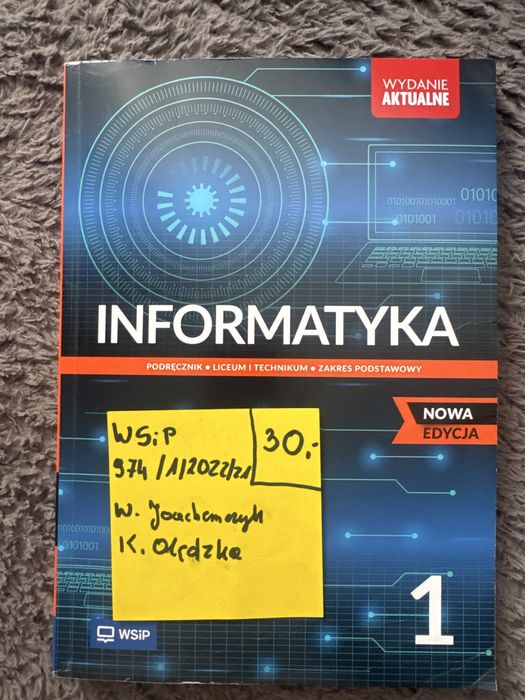 Podrecznik informatyka pierwsza klasa