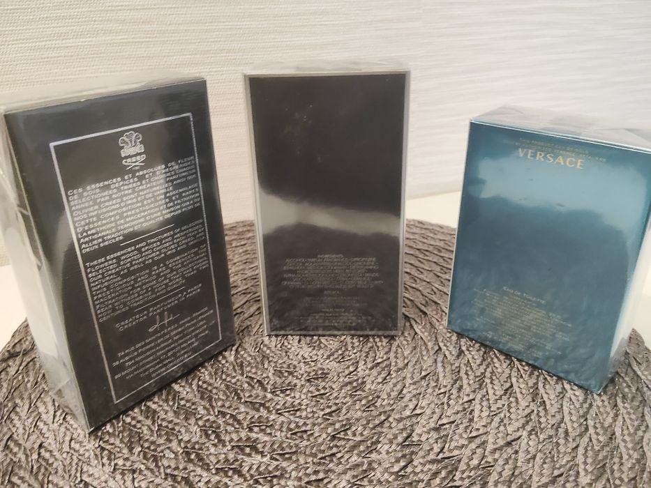 Creed Aventus,, Versace Eros, Дольче Габена.