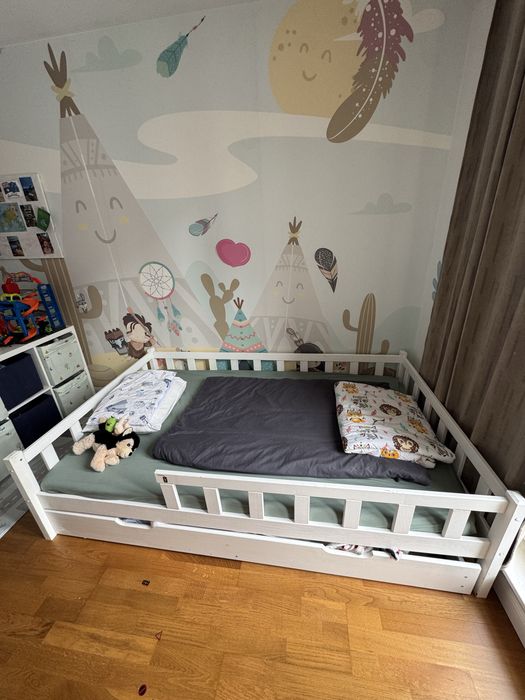 Łóżko dzieciece z materacem 120x200