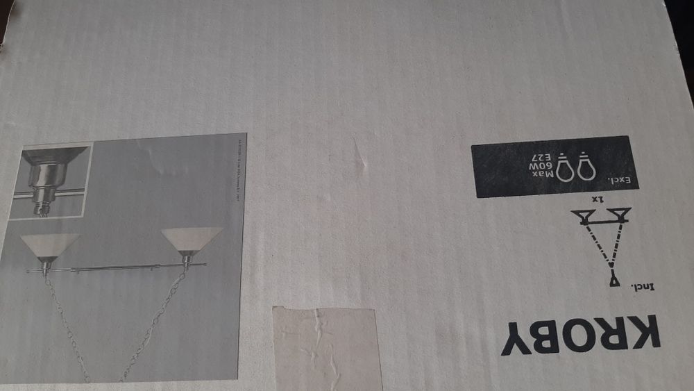 Candeeiro duplo ikea