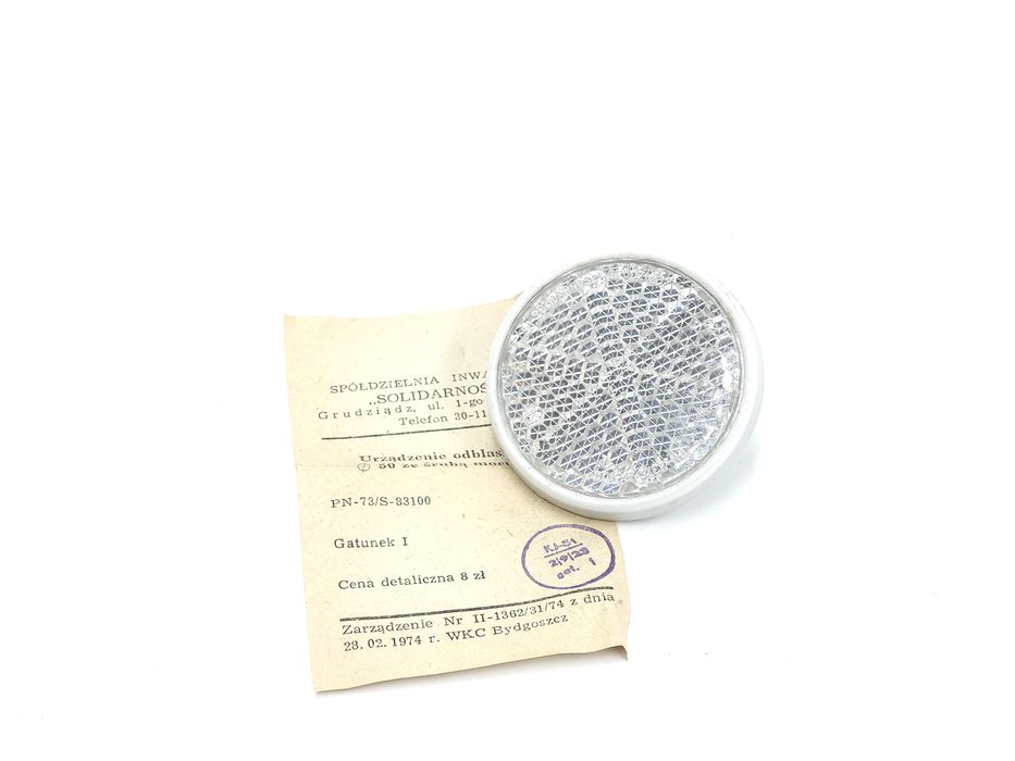 NOWY Odblask biały Romet BMX Smyk Rodeo Pelikan