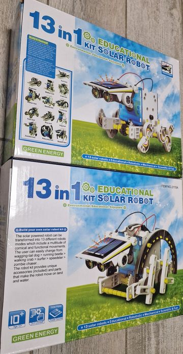 Конструктор 13 в 1 робот  на сонячній панелі