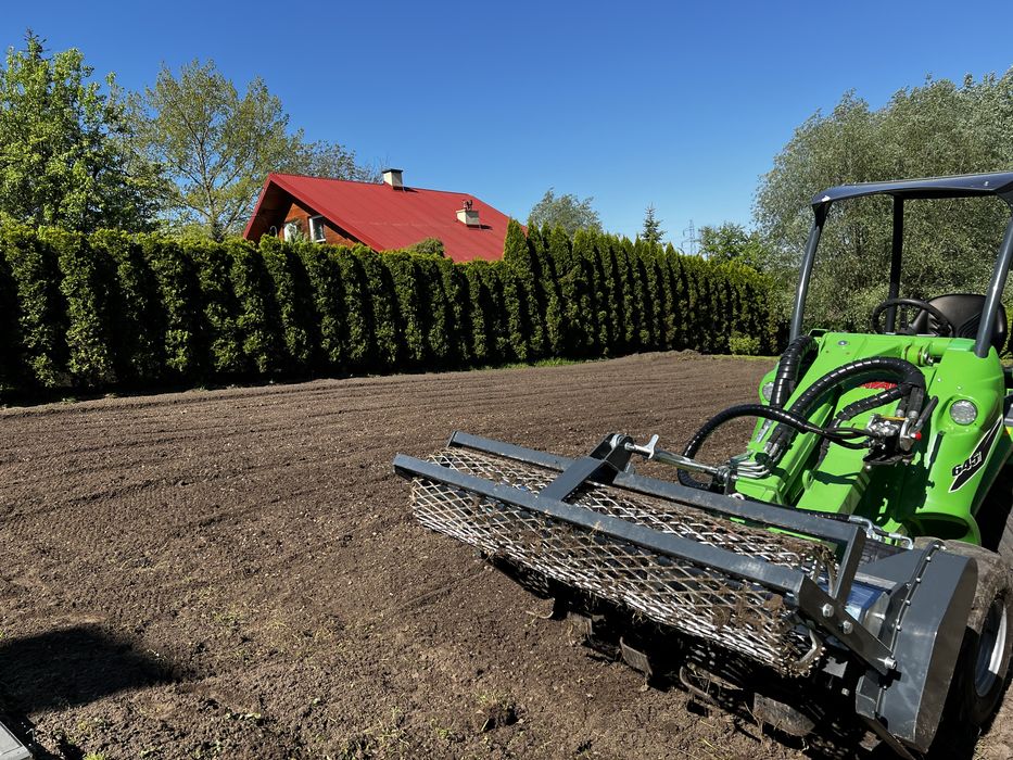 Glebogryzarka separacyjna krata niwelująca siewnik