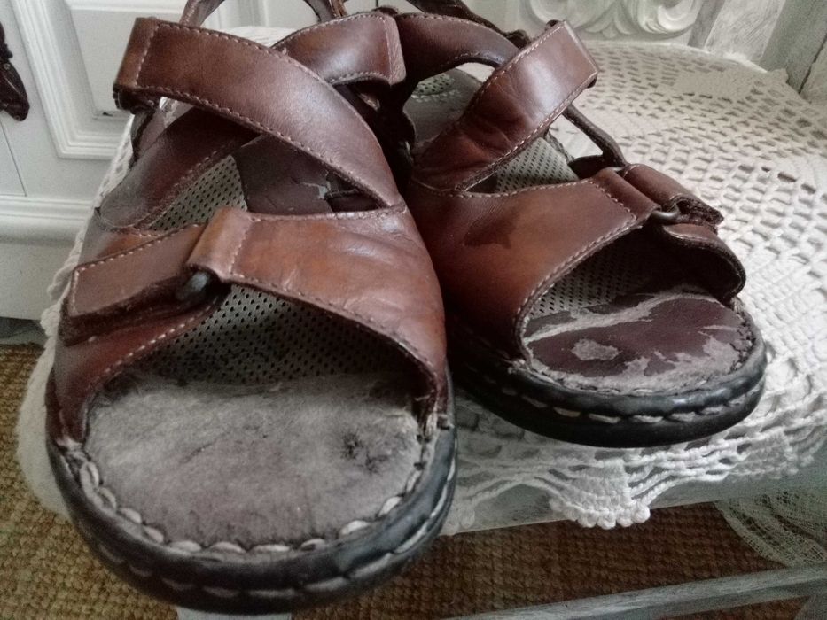 GRATIS skórzane sandały damskie 38 earth spirit buty letnie