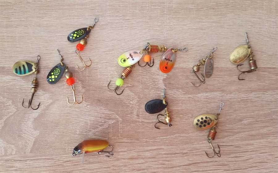 Przynęty ultra light na jazia i klenia. Obrotówki Mepps 0, 1 i smużak.