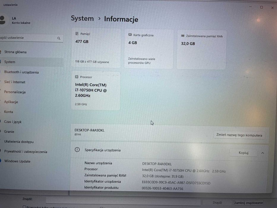 Lenovo IdeaPad Gaming 3 15IMH05 | i7 | 32 GB RAM | 512 GB SSD | BDB!