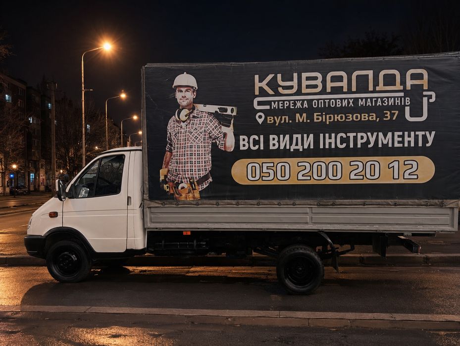 Вантажне таксі (перевезення) область та район