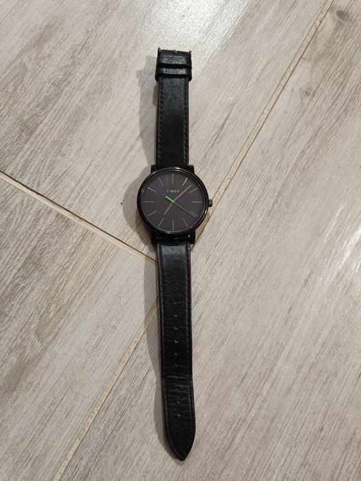 Zegarek Męski Timex TW2U05700 czarny pasek podświetlenie