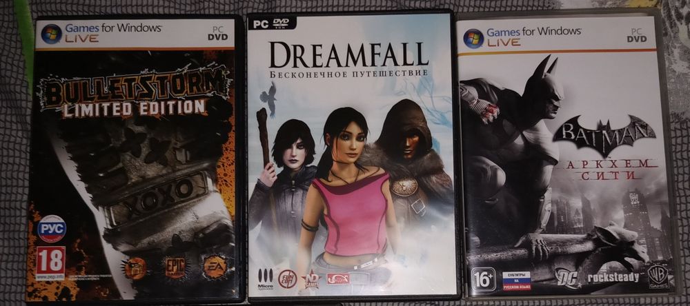 Batman Arkham City Bulletstorm Dreamfall ігри пк ліцензія pc games