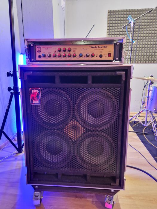 Legendarny wzmacniacz i kolumna basowa David Eden WT800 + 410XLT