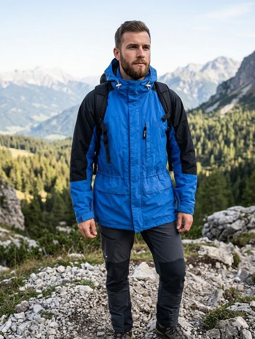 Чоловіча мембранна куртка 3-в-1 Salewa Powertex  + Фліс Polarlite. Розмір L.