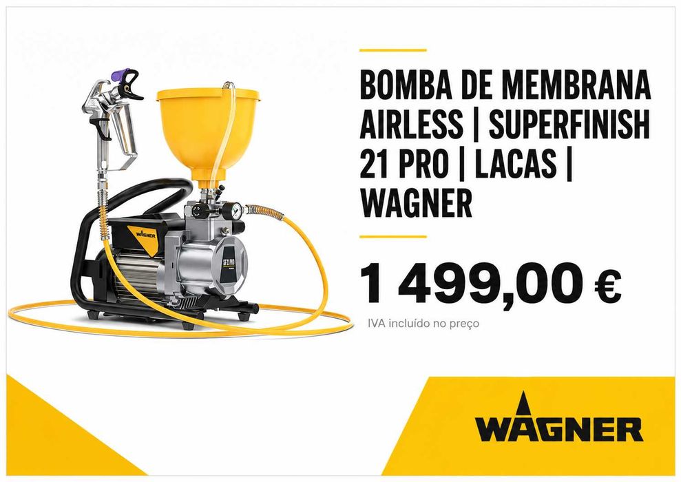 Bomba de Membrana Airless WAGNER SuperFinish 21 Pro LL29