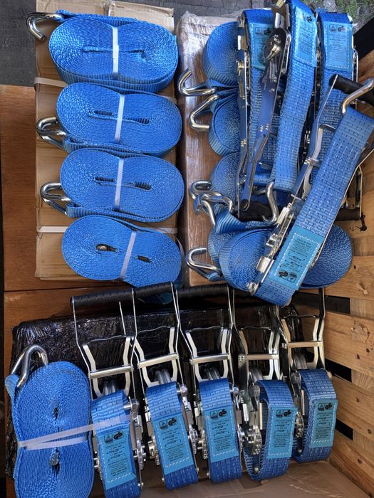 Ремені Кріплення Вантажа Європейського виробництва. 9.0 метрів . 5 тон