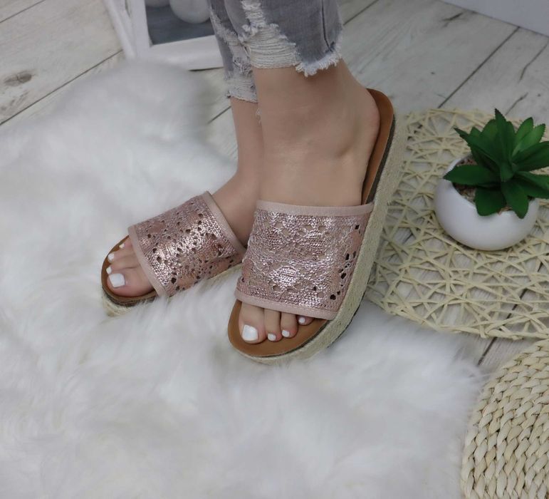 Klapki rozm 35-41 espadryle sandały damskie TU KUPUJESZ ROZMIAR 37