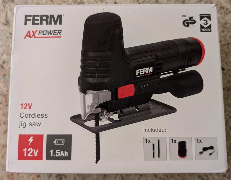 AKU wyrzynarka FERM, gwarancja