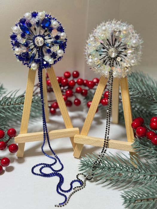 Брошка «кульбаба»