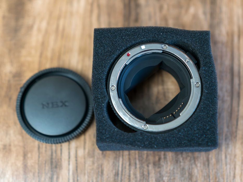 Адаптер Canon EF/EF-S - Sony E (NEX) Commlite . Автофокус AF. Оригінал