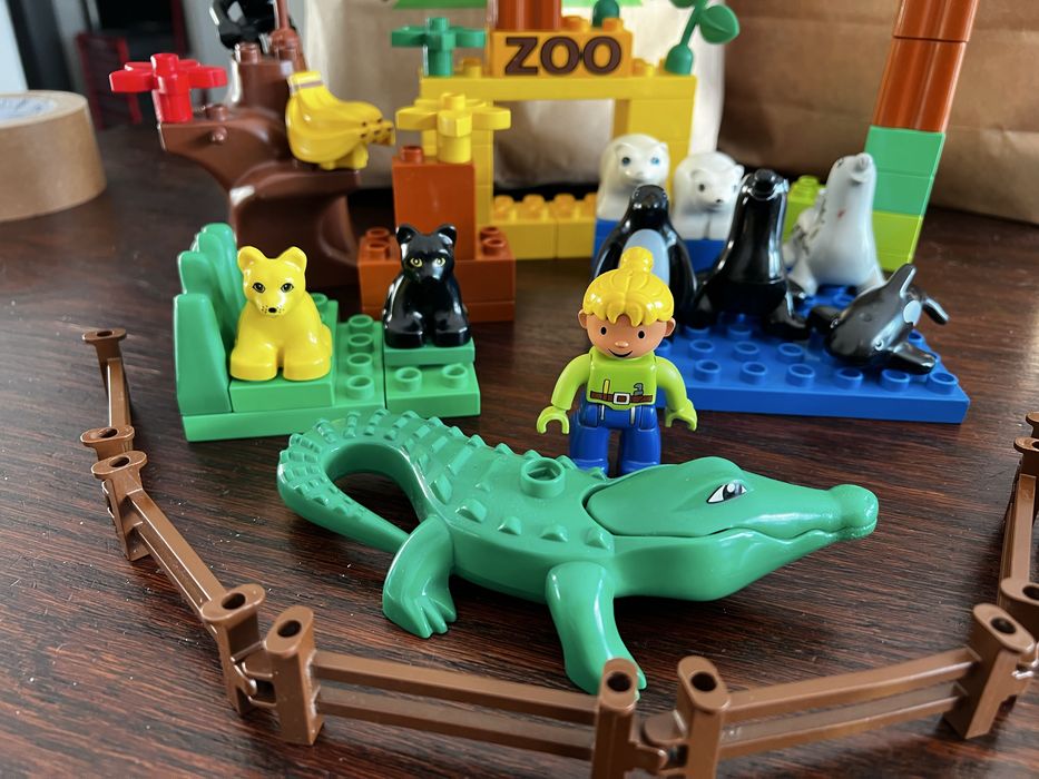 Lego Duplo Zoo zwierzęta klocki zestaw