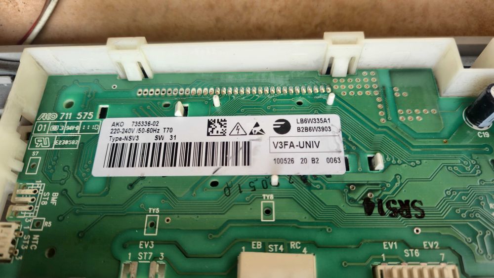 Peças Máquina Lavar Fagor F-2712X 1200 rpm