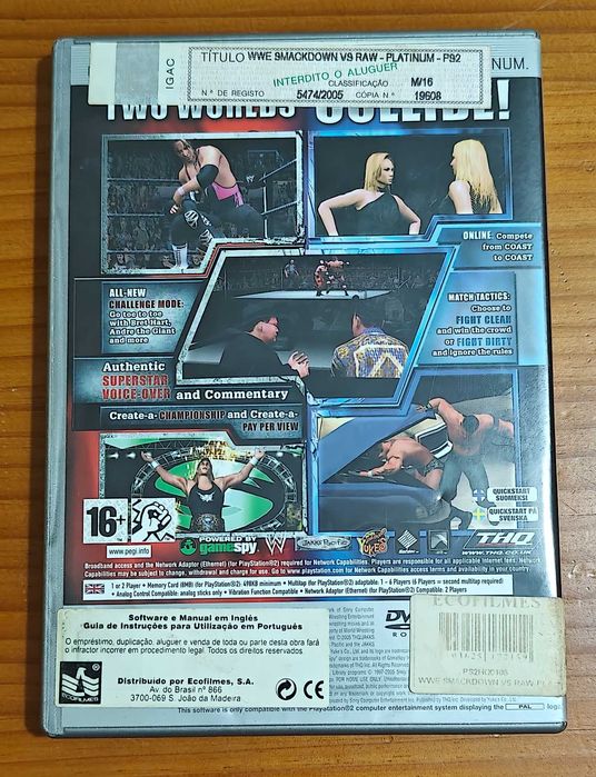 Smack down vs Raw ps2